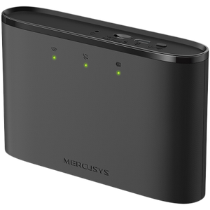 Mercusys MT110 4G LTE Mobile Wi-Fi, 2200 mAh battery, 4G LTE Speeds up to 150 Mbps, 150 Mbps WiFi 2.4 GHz, SIM Card Plug and Play, MERCUSYS App, Connect up to 10 Devices