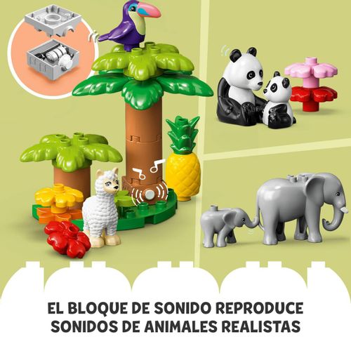 Playset Lego 10975 DUPLO Wild Animals of the World (142 Dijelovi) slika 5