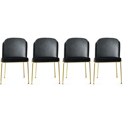 Hanah Home Dore - 103 V4  Black
Gold Chair Set (4 Pieces) slika 1
