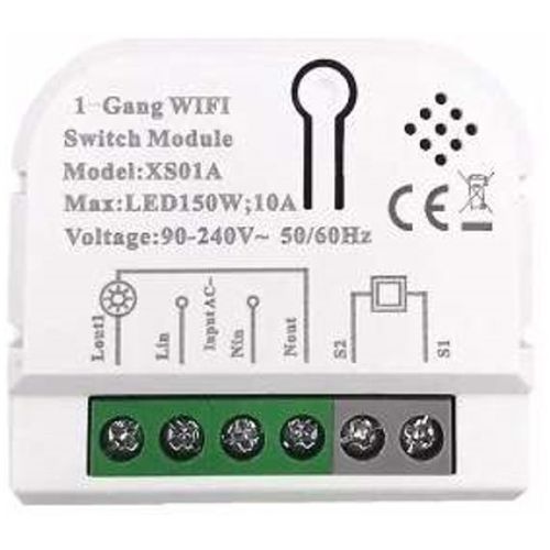 SMART-1GANG Tuya Wifi DIY Self-locking daljinski upravljac Smart Switch relejni modul DC 5V/7-32V AC slika 1