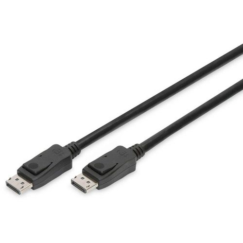 Digitus DisplayPort priključni kabel DisplayPort utikač, DisplayPort utikač 2.00 m crna AK-340106-020-S Ultra HD (8K), pozlaćeni kontakti DisplayPort kabel slika 1