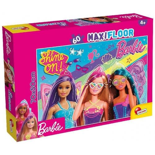 Slagalica Lisciani 60Pcs Maxi Barbie 2U1 2U1 Slozi I Oboji 99450 slika 1