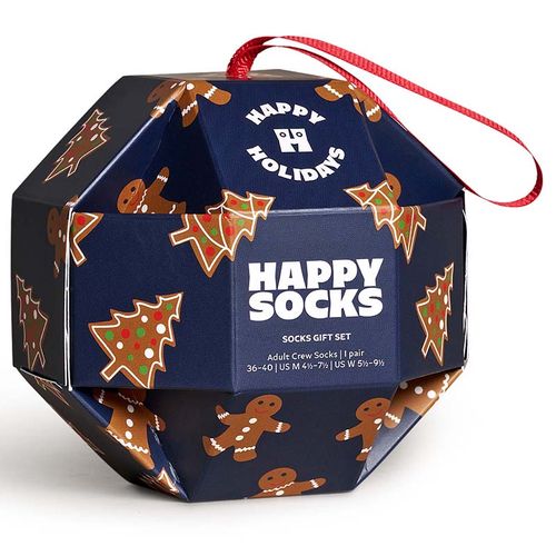 Happy Socks Happy Socks Unisex  1-Pack Gingerbread Cookies Socks Gift Box Unisex slika 2