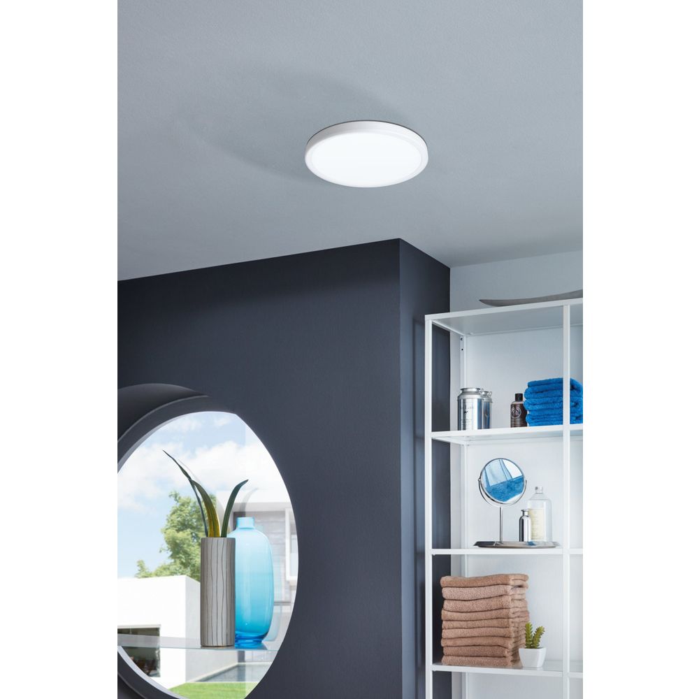 Eglo Fueva 5 nadgradna led, 20w, 2300lm, ip44, prom 285, bijela/čelik/plastika  slika 2