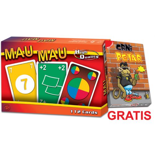 Grafoprint Games MAU MAU + Karte gratis slika 1