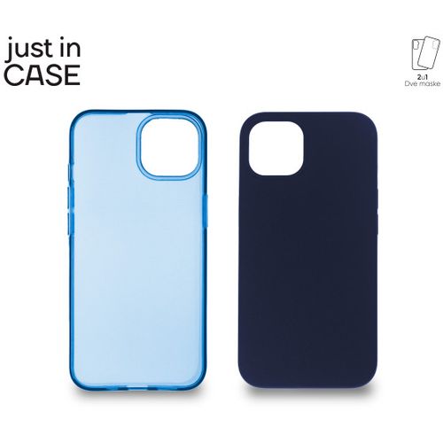 2u1 Extra case MIX paket PLAVI za iPhone 13 slika 1