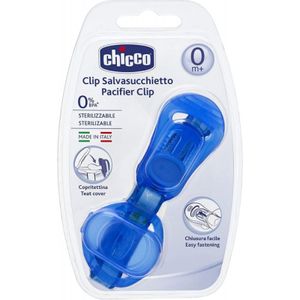 Chicco Kopča za dudu sa navlakom, Plava