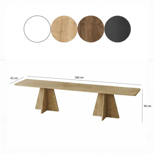 Mushroom Sapphire Oak Coffee Table Set slika 5