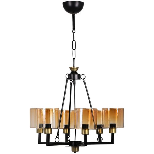 Napoli 6 Lı Avize Black Chandelier slika 2