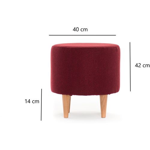 Liza - Claret Red Claret Red Tuffet slika 8