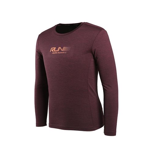 Peak Sport Majica Dug Rukav Za TRČANJE FW693047 Dark Red slika 1