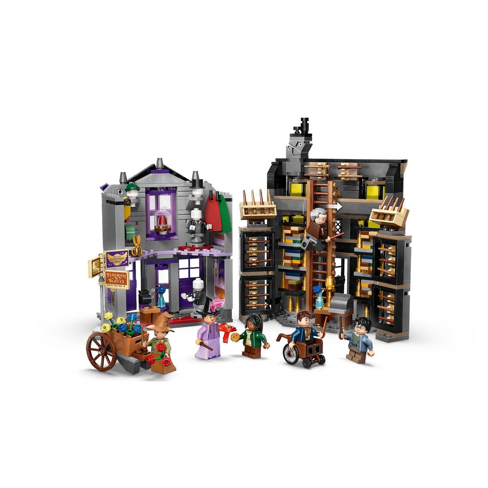 LEGO 76439 Prodavnica Olivandera i Butik Madam Malkin slika 7