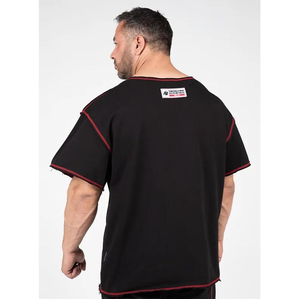 Gorilla Wear WALLACE Trening majica, Crno/Crvena slika 2