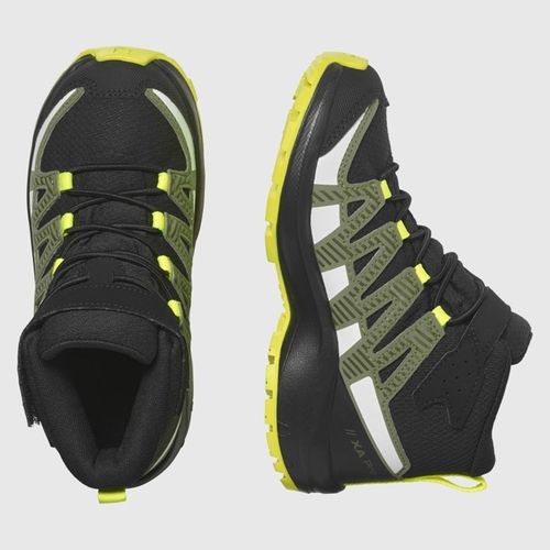 Dječje Tenisice Salomon Xa Pro V8 Mid Cswp Black/Green/Yellow  slika 4