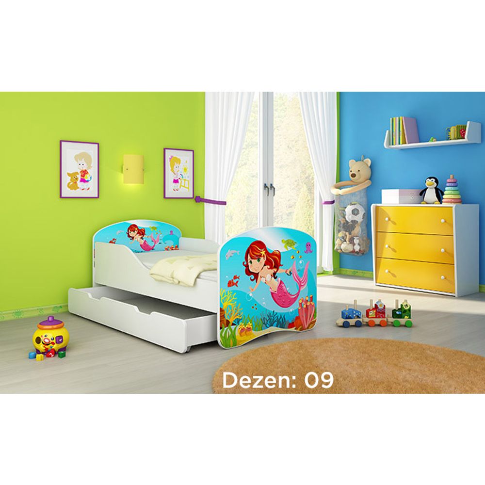 ACMA Dječiji krevet Acma I sa ladicom - 180x80cm - Dezen 09 slika 2