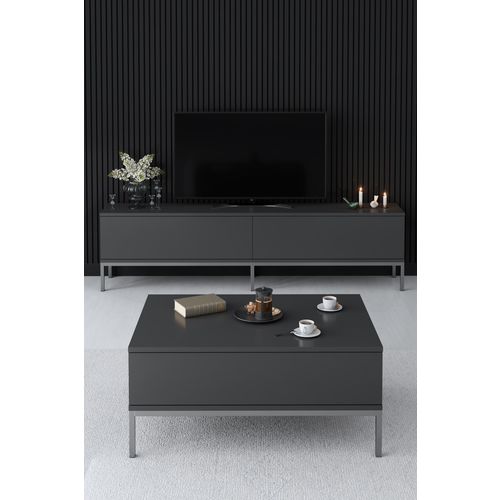 Lord - Anthracite, Silver Anthracite
Silver TV Stand slika 4