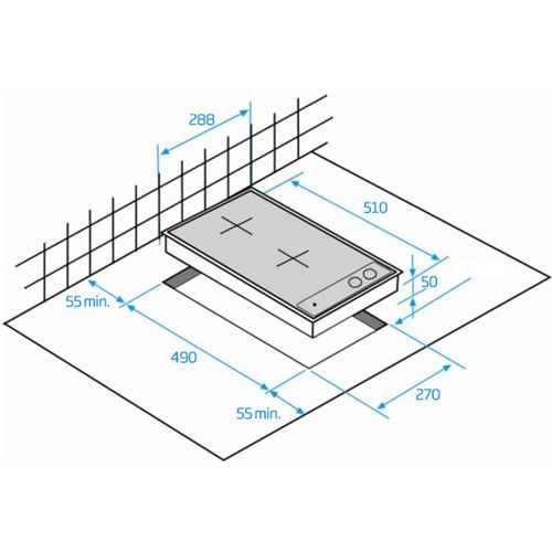 Beko HDMI 32400 DT Ugradna indukciona ploča slika 3