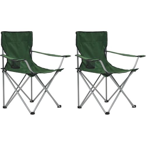 3-dijelni set stola i stolica za kampiranje zeleni slika 10