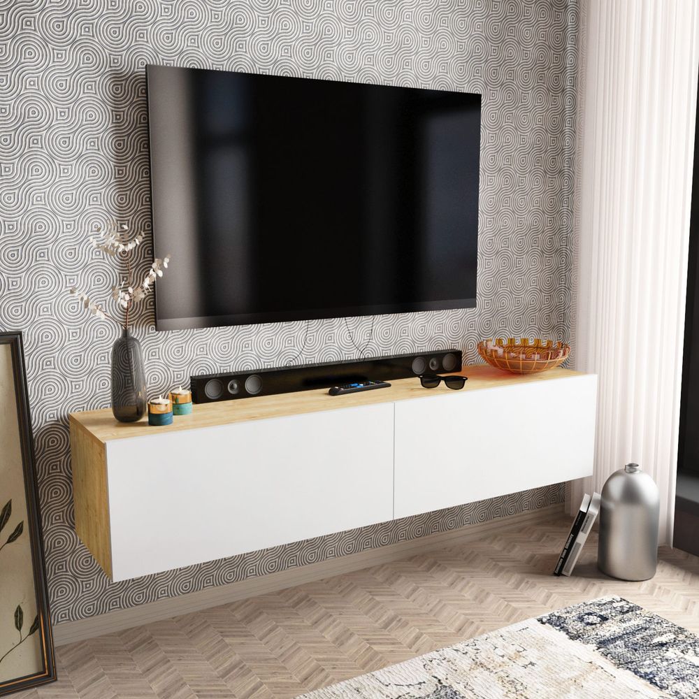 Poling - Bijeli, Sapphire Bijeli TV Stalak slika 1