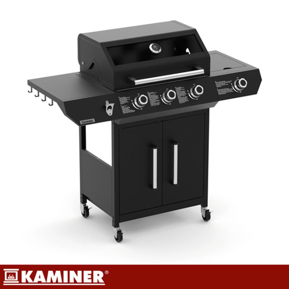 Kaminer Plinski roštilj 3+1 13,5 kW Varen Black 4.0 slika 5