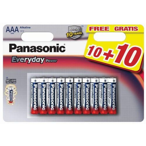 Baterija panasonic alkaline lr03eps/20bw slika 1