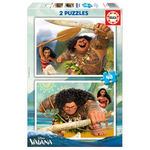 Disney Vaiana Puzzle - Set od 2 x 48 komada