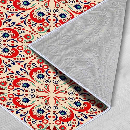 WOOKECE658 Cream
Red
Blue
Navy Blue Carpet (120 x 180) slika 5