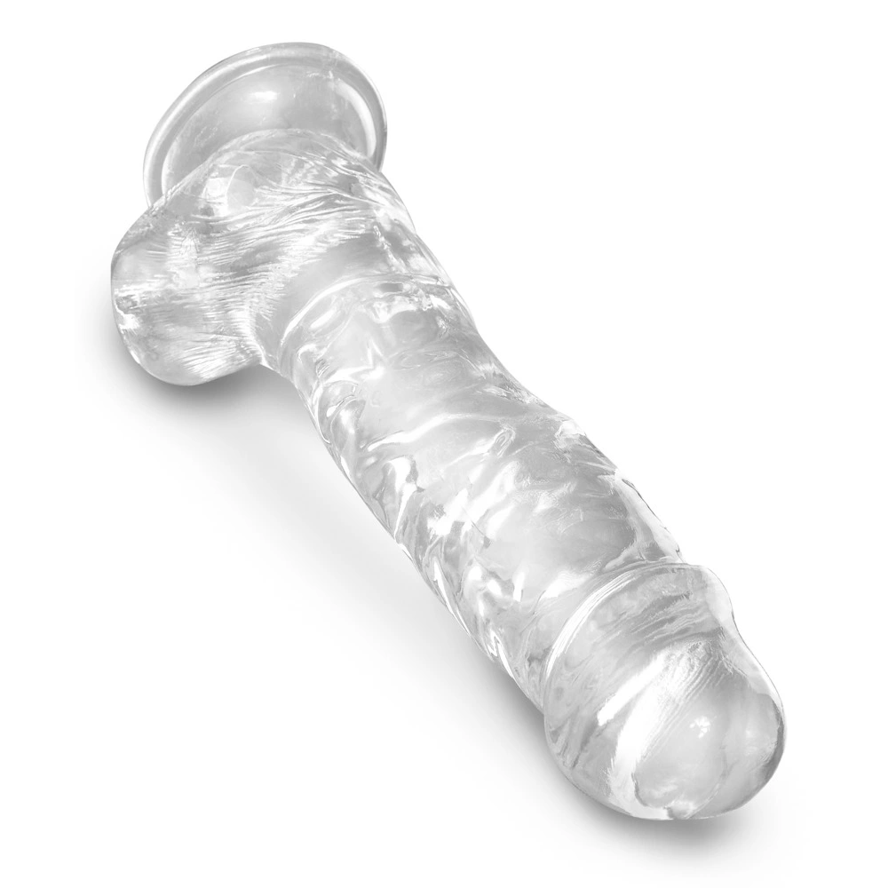 King Cock Clear KCC 8 Cock with Balls slika 4