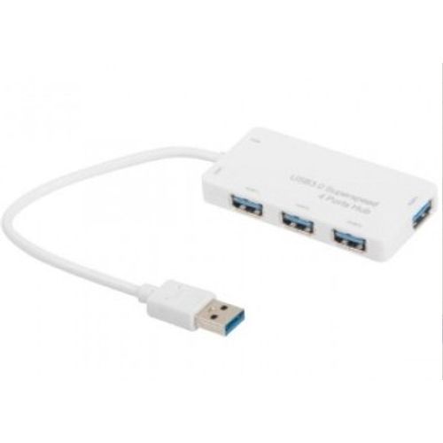 USB E-Green HUB 4-port USB3.0 Beli slika 1