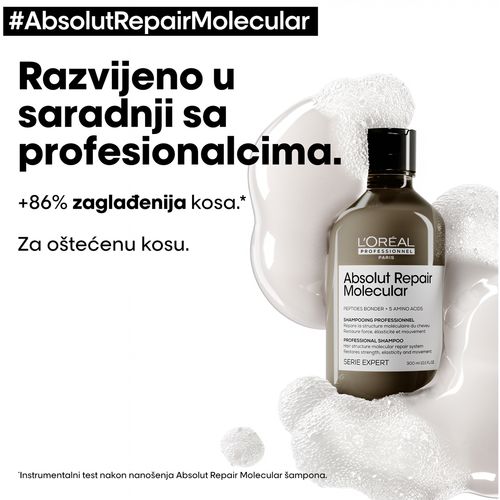 L’Oréal Professionnel Absolut Repair Molecular Šampon 300ml slika 2