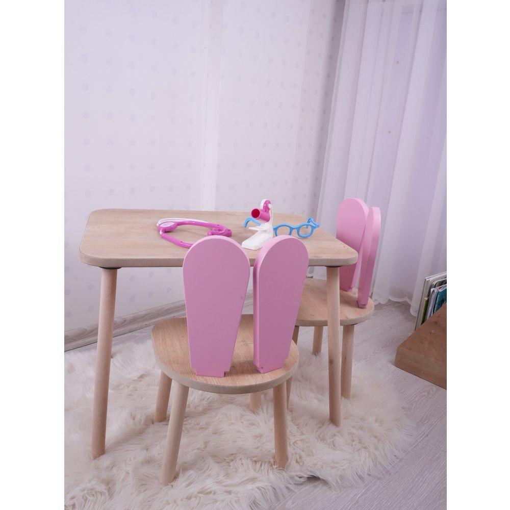 Bunny One Set Stolica - Roza, Smeđa slika 2