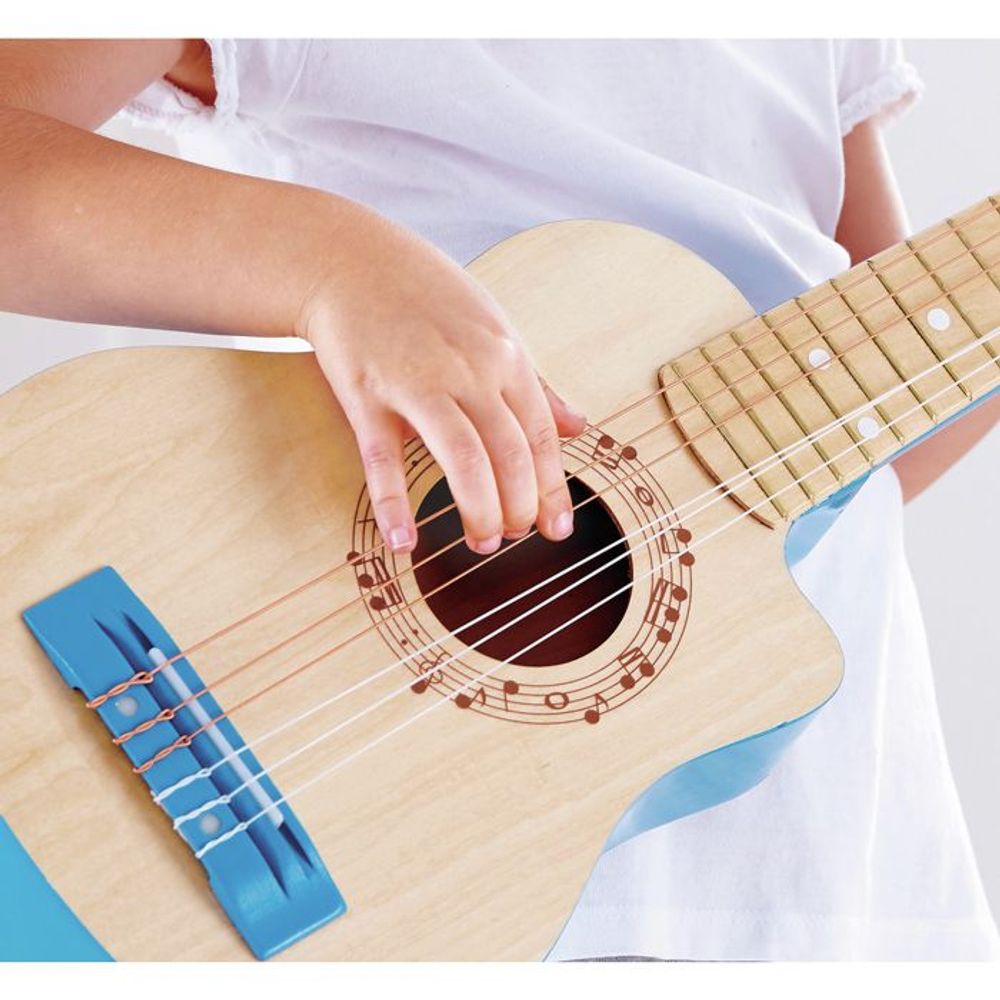 Hape Drvena dječija gitara Blue Lagoon slika 7
