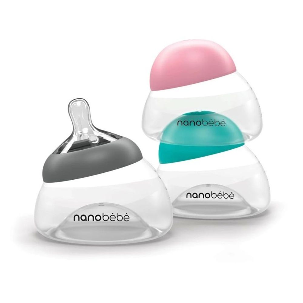 Nanobébé® Flašica za majčino mlijeko GEN2 150 ml, Siva slika 7