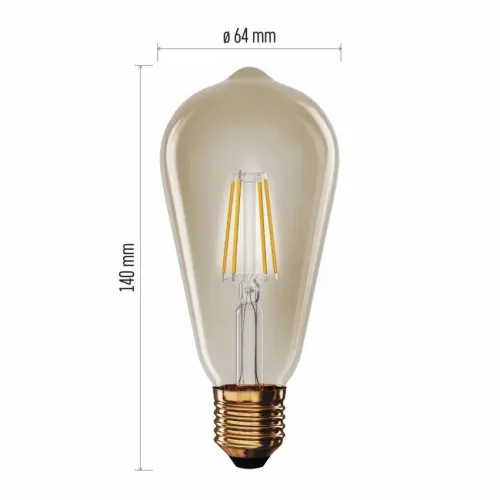 Led sijalica Vintage ST64 4,5W(40W) 420lm E27 WW Emos Z57032 slika 2