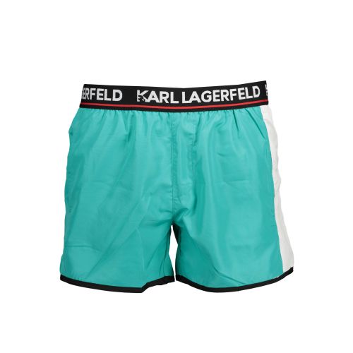 KARL LAGERFELD BEACHWEAR SWIMSUIT PARTS UNDER MAN GREEN slika 1