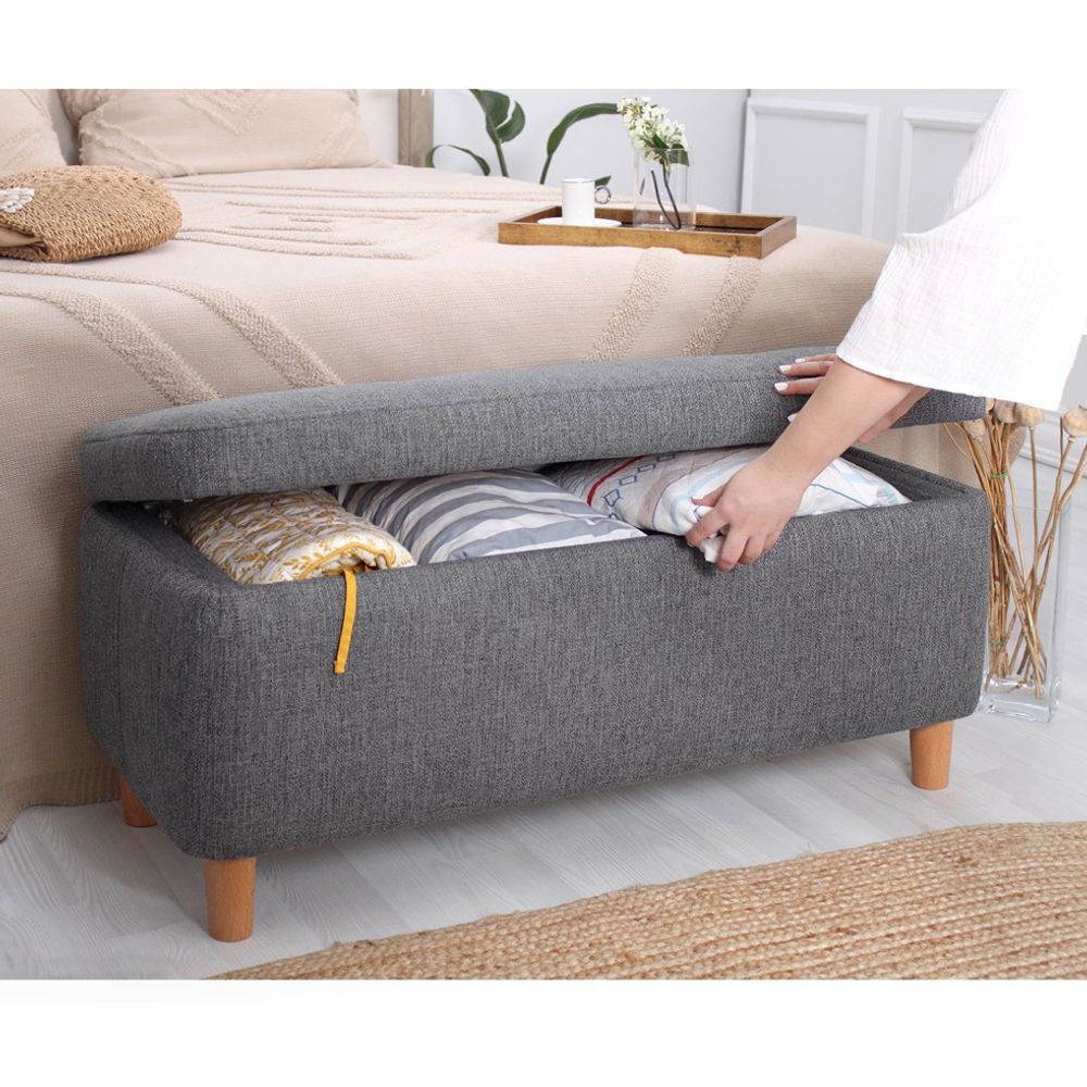 Rocio - Tamnosivi Pouf slika 2
