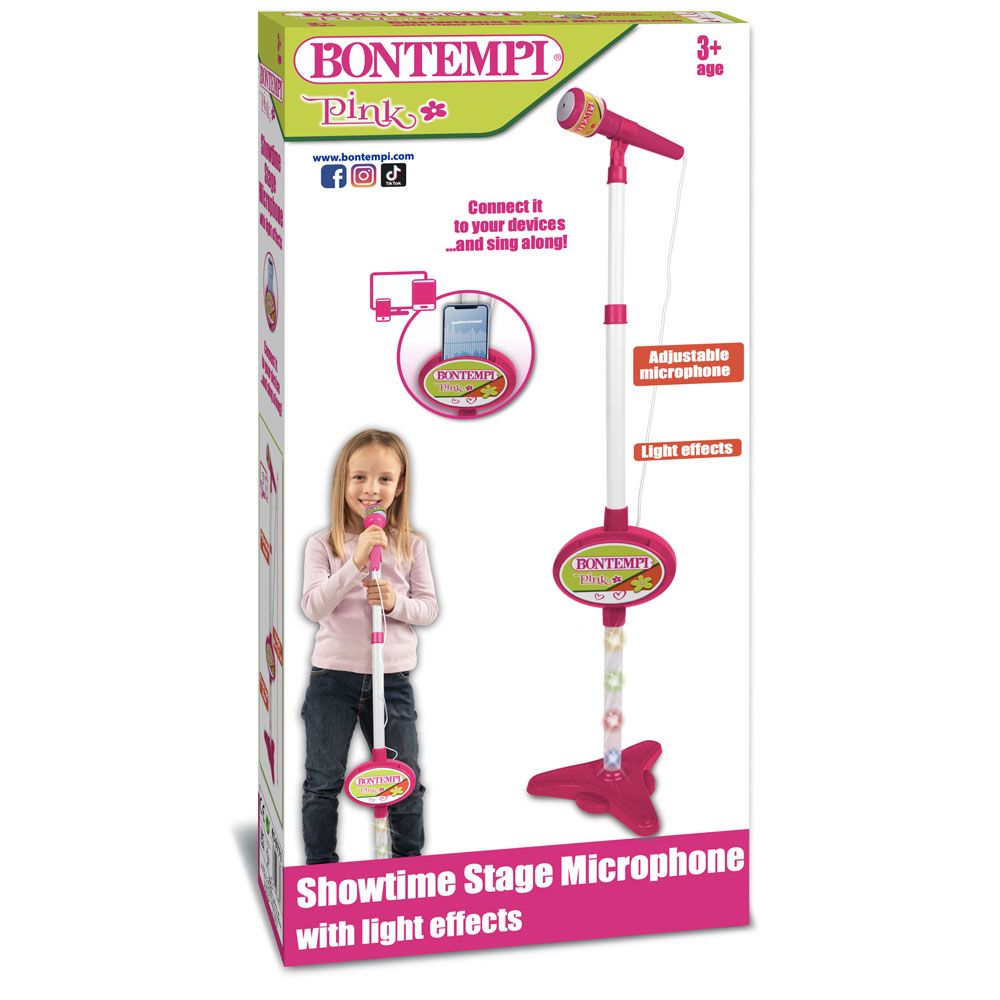BONTEMPI Mikrofon sa stalkom Showtime, Rozi slika 3