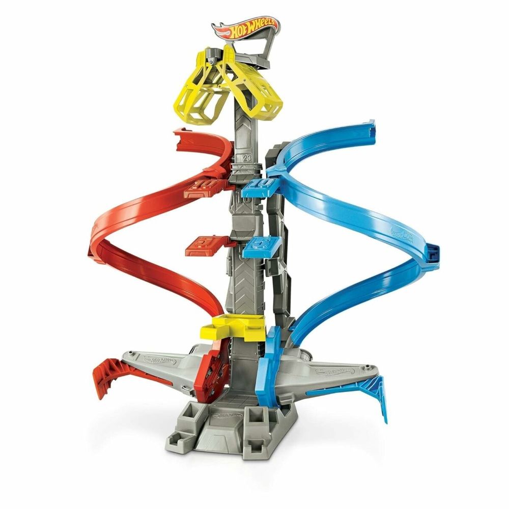 Hot Wheels Action Loop & Launch - Staza sa dvostrukom petljom i autićem, 80cm slika 3