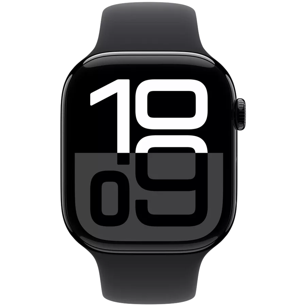 Apple Watch S10 GPS 46mm Jet Black Alu Kućište sa Crnom Sportskom Narukvicom - M/L slika 2