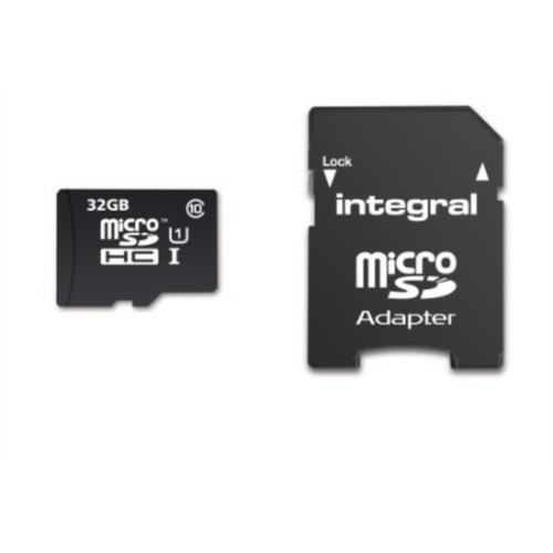 Integral 32GB Micro SDHC Class 10 Memorijska Kartica s Brzinom Čitanja do 90MB/s + SD Adapter slika 2