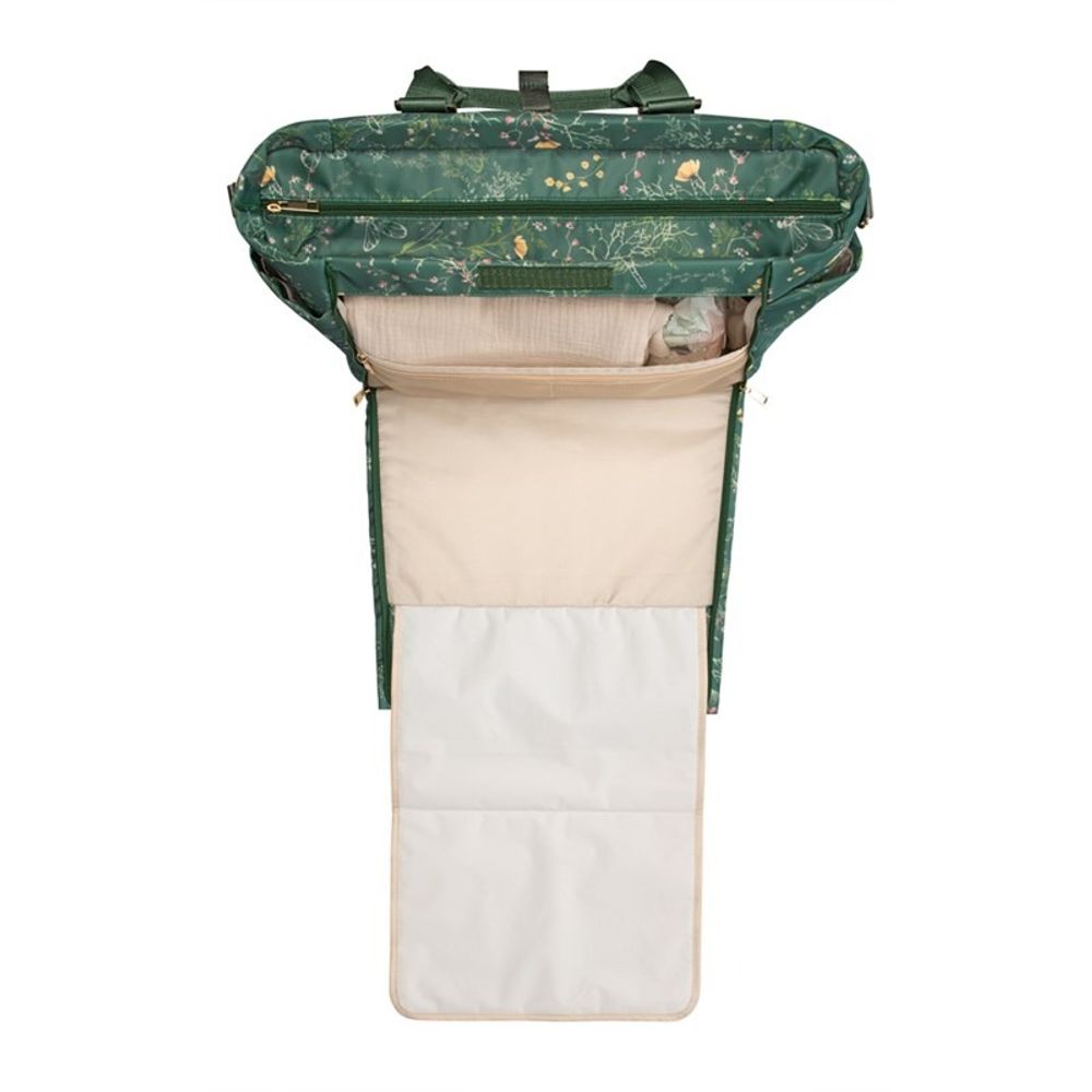 Kikka Boo Torba za mamu Florence, Secret Garden Green slika 8
