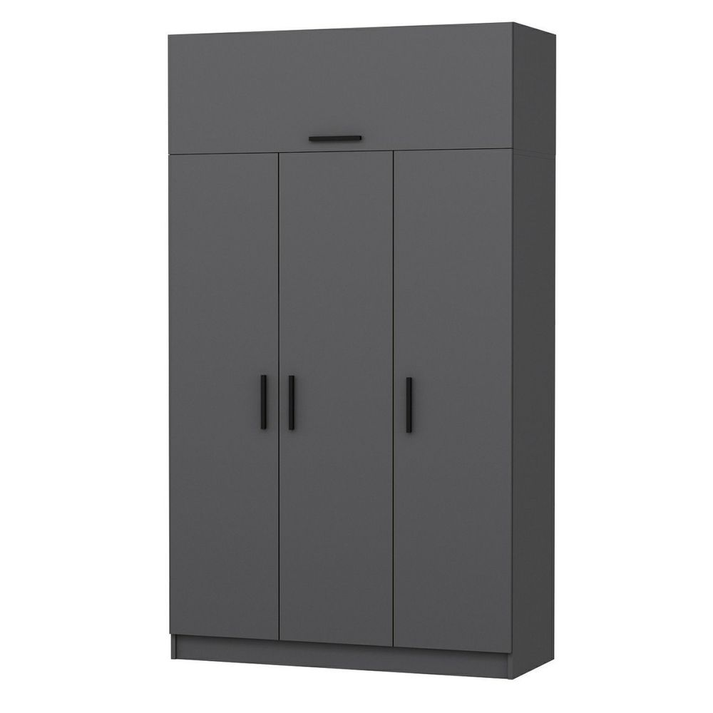 Ormar Minar 3 Kapak 2 Čekmece - Antracit slika 6