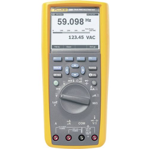 Fluke 289/EUR ručni multimetar  digitalni grafički zaslon, za pohranu podataka CAT III 1000 V, CAT IV 600 V Zaslon (brojevi): 50000 slika 3