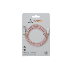 SBOX Kabl USB TYPE C - USB TYPE C M/M / 1 m, roze