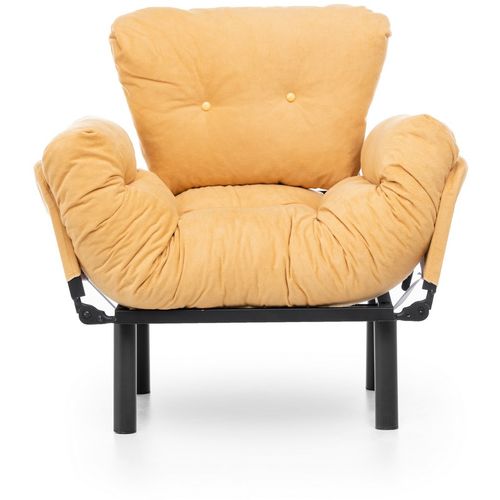 Atelier Del Sofa Fotelja, Senf, Nitta Single - Mustard slika 3