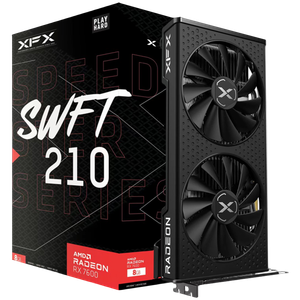 XFX SPEEDSTER SWFT210 RADEON RX7600 CORE Gaming Grafička Kartica sa 8GB GDDR6, HDMI i 3xDP, AMD RDNA™ 2