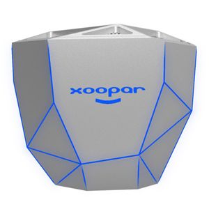 GEO SPEAKER - Bluetooth - Silver with Blue LED