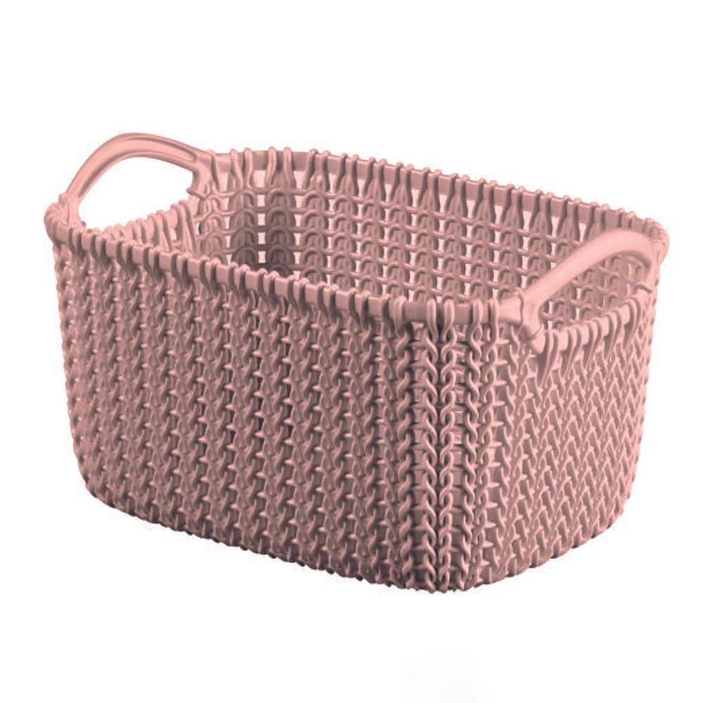 Curver Knit Korpa za odlaganje 3L roza slika 1