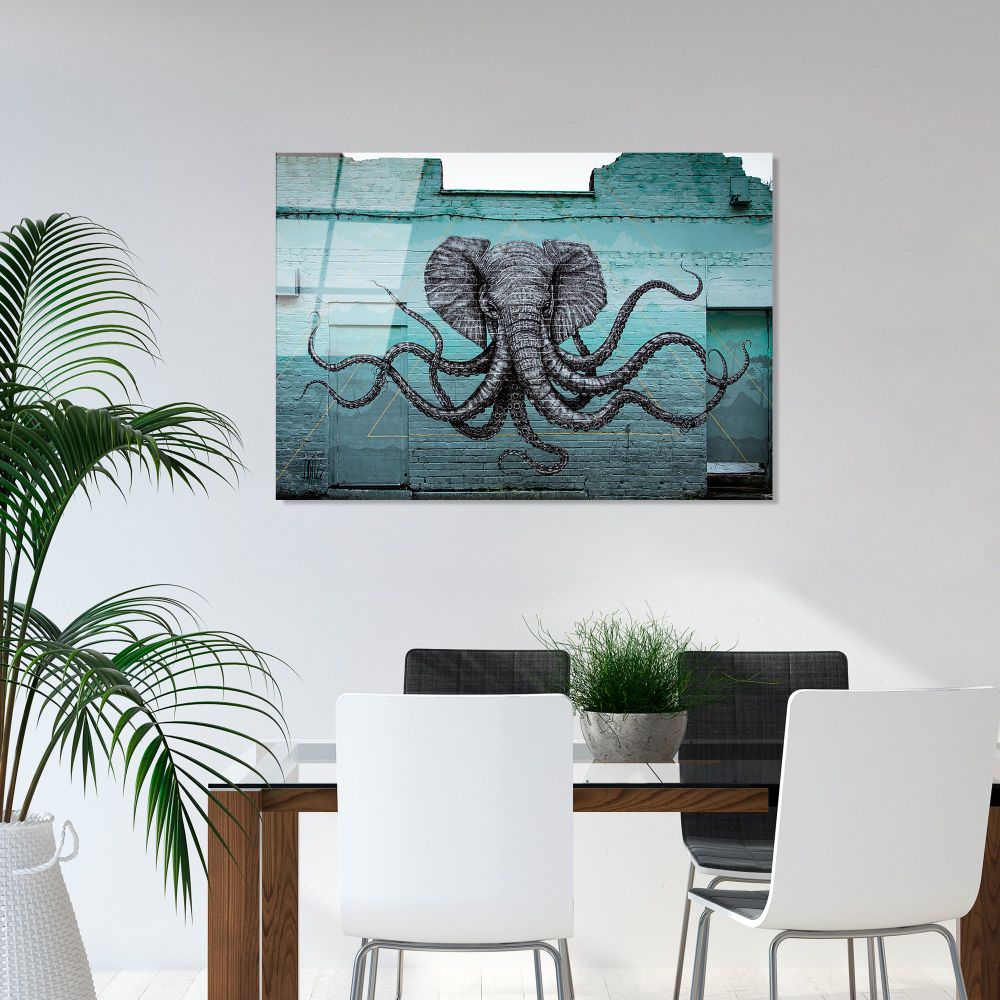 Dekorativna Slika na Kaljenom Staklu UV-055, 70 x 100 cm, Višebojna slika 2