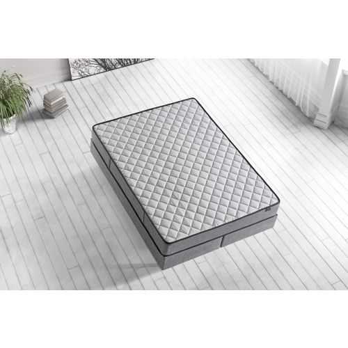 Woody Fashion Madrac, Bijela boja Sivo, Diamond 100x200 cm Single Size Ultra Firm Mattress slika 3